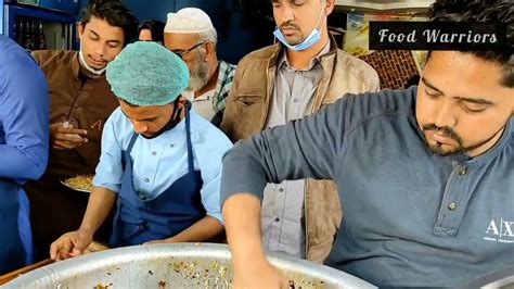 Famous Special Beef Channa Pulao At Street Food Of Karachi Pakistan