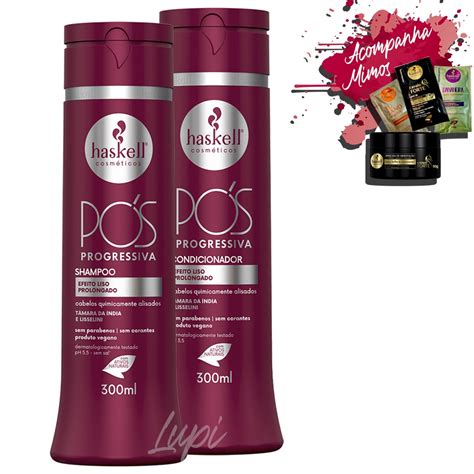 Kit Haskell Pos Progressiva Shampoo E Condicionador Ml Submarino