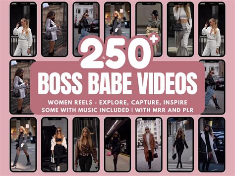 Boss Babe Girl Reels Template Boss Babe Girl Reels Aesthetic Boss Babe