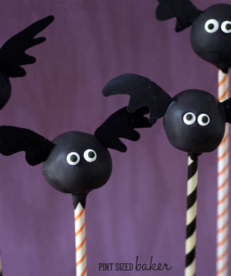 Bat Cake Pops Pint Sized Baker