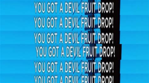 Gpo You Got A Devil Fruit Drop Youtube