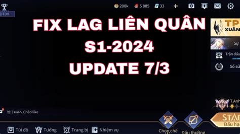 FIX LAG LIÊN QUÂN MÙA 1 2024 KHÔNG LỖI GIẢM LAG HIỆU QUẢ CHO MÁY YẾU