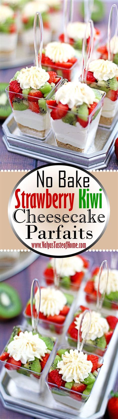 No Bake Strawberry Cheesecake Parfaits Party Friendly Recipe