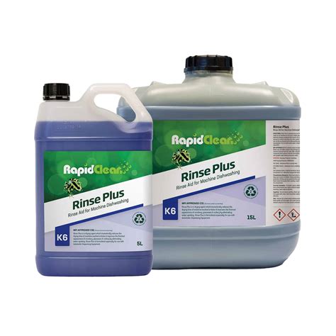 Rapidclean Rinse Plus Machine Dishwashing Rinse Aid Rapidclean Nz