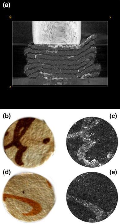 X Ray Tomographic Microscopy Of A Italian Document Several