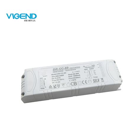 60W Constant Current LED Driver With Triac Dimming China LED Dimmer