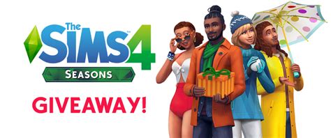 Giveaway Win The Sims 4 Seasons Expansion Ended Simsvip