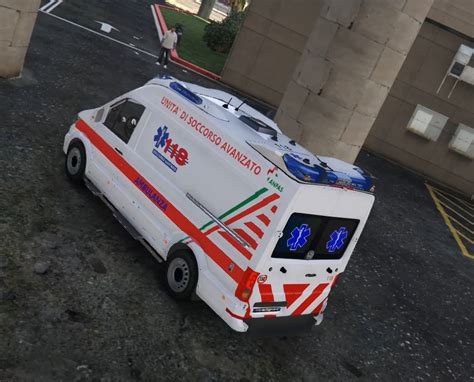 Volkswagen Crafter Ambulanza 118 GTA5 Mods