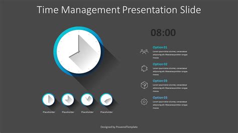 Time Management Presentation Slide Modèle de présentation gratuit