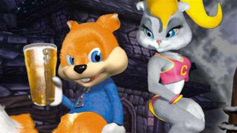 Video Learn Some Fun Facts About Conker His Descent To Badness And Nintendos Naughty Side