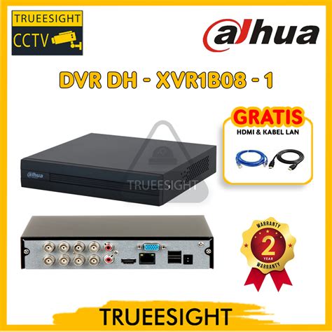 Jual Dvr Dahua Ch Mp Dh Xvr B I Full Hd Bonus Kabel Hdmi Lan