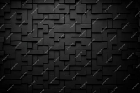 Premium AI Image | Black wall texture