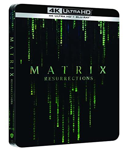 Matrix Resurrections 4K Ultra HD Blu Ray Édition boîtier SteelBook