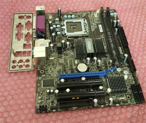 Msi G M P Socket Lga Ddr Pcie Motherboard With I O Shield Ms