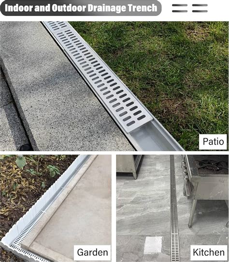 Installing A Channel Drain System For A Concrete Patio Off