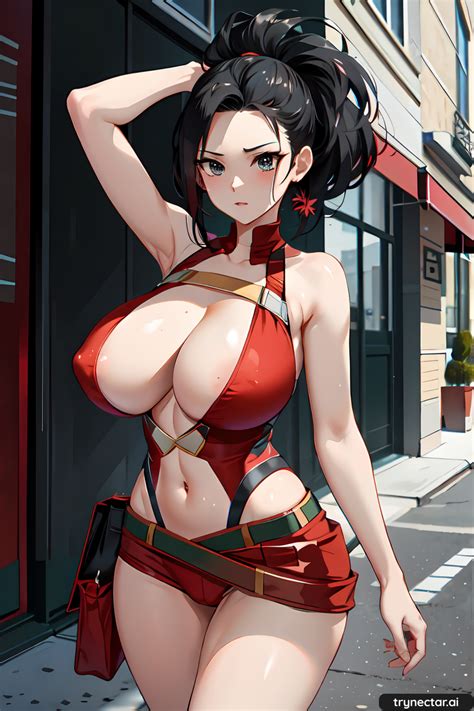 Hentai Busty Ai Ai Generated Big Breasts Breasts Cleavage Hentai Momo