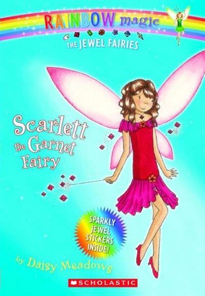 Rainbow Magic Jewel Fairies Scarlett The Garnet Fairy Book By Daisy