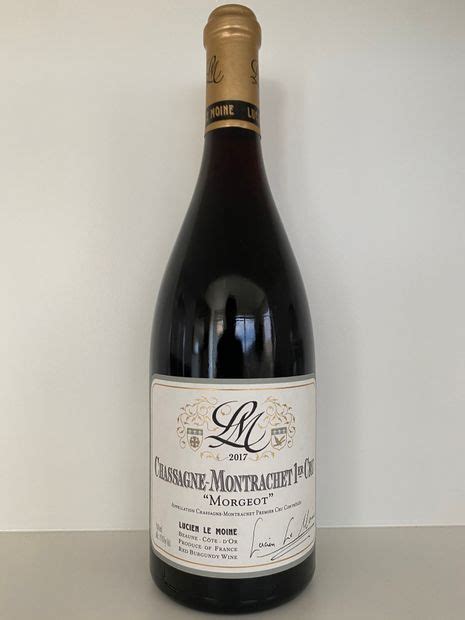 Lucien Le Moine Chassagne Montrachet Er Cru Morgeot Rouge France