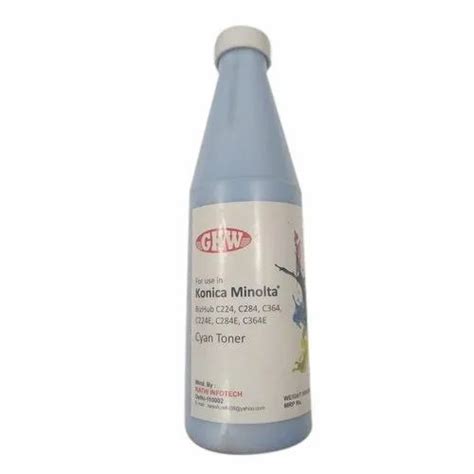 Konica Minolta Cyan Toner Powder, Packaging Type: Bottle, for Laser ...