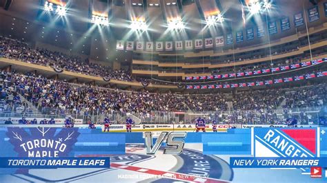 Toronto Maple Leafs Vs New York Rangers 12 15 2022 Nhl 23 Gameplay Youtube