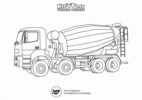 Cement Truck Drawing at PaintingValley.com | Explore collection of ...