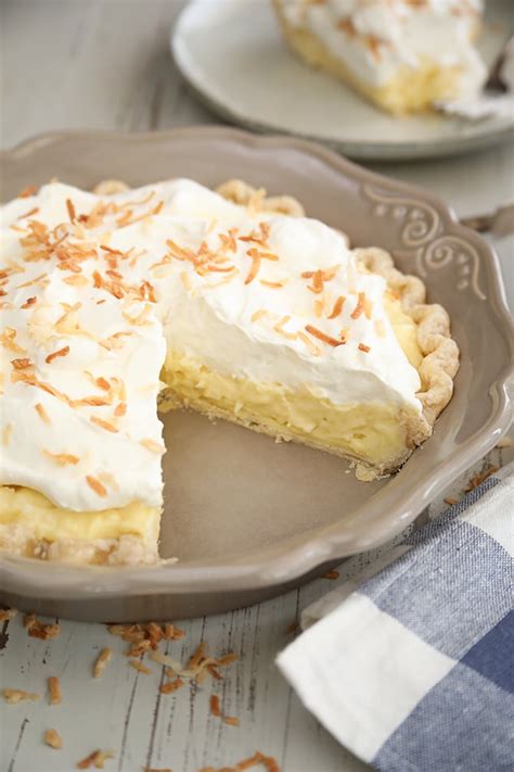 Old Fashioned Coconut Cream Pie Southern Bite