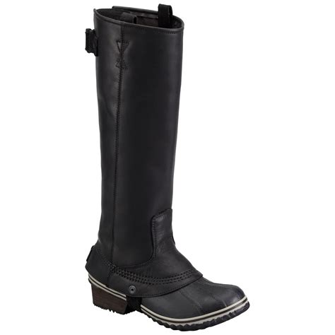 Sorel Slimpack Riding Tall Boots Women S Boots Black Sorel Boots Sorel Slimpack Riding Boot