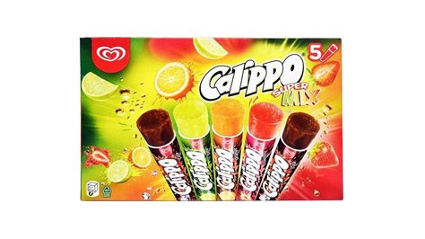 Algida Calippo Γρανίτα Super Mix 5x105 ml Ice Cream NOW Πάτρα Wolt