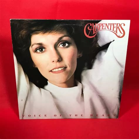 Carpenters Voice Of The Heart Uk Vinyl Lp Inner Original Record