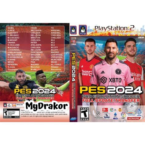 Jual Kaset Ps2 PES Pro Evolution Soccer Winter Full Update Transfer