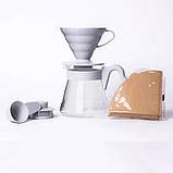 Купить Набор пуровер для заваривания кофе Hario V60 02 Pearl Grey ...