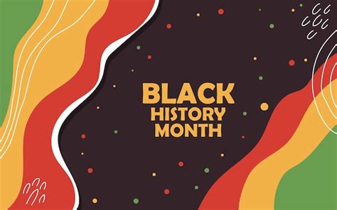 Premium Vector Hand Drawn Flat Black History Month Vector Illustration