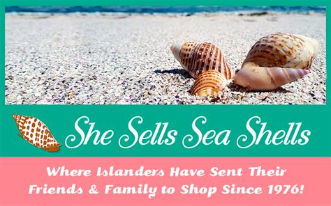 She Sells Sea Shells Sanibel Island Florida Ts And More