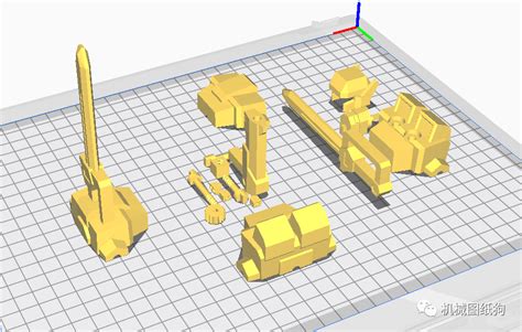 【3d打印】articulated Mech变形金刚模型3d打印图纸 Stl格式理论通用 仿真秀干货文章