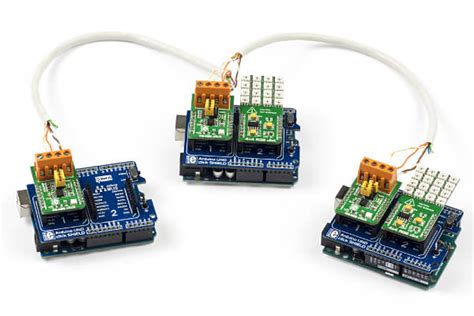 Master and slave – DMX controllers with Arduino UNO click shield and clicks