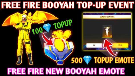 BOOYAH TOP UP EVENT FREE FIRE BOOYAH DAY TOP UP EVENT FF BOOYAH DAY