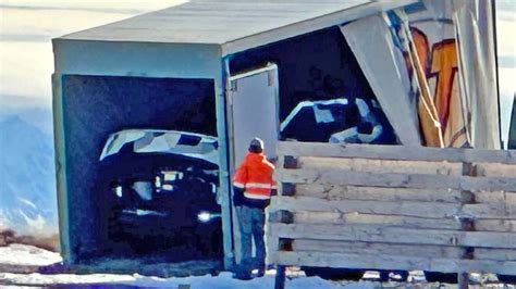 Tesla Cybertruck Spotted With Its Massive Frunk Open