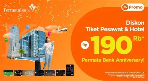 Promo Hut Permata Bank Diskon Tiket Pesawat Dan Hotel Rp 190000 Di