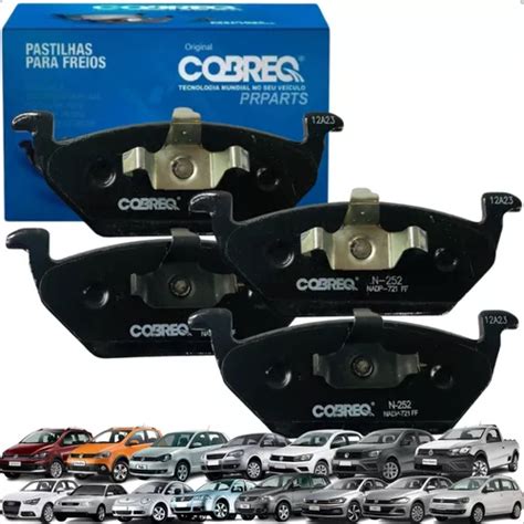 Pastilha De Freio Original Cobreq Vw Novo Polo Saveiro Up Frete grátis