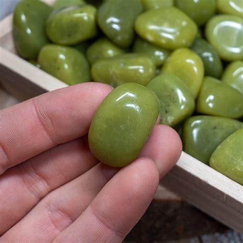 Burmese Jade Tumbled The Crystal Council