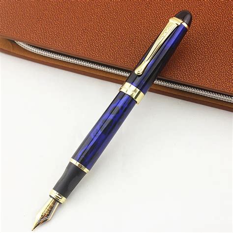 Jinhao pluma estilográfica de Metal de alta calidad plumas clásicas de