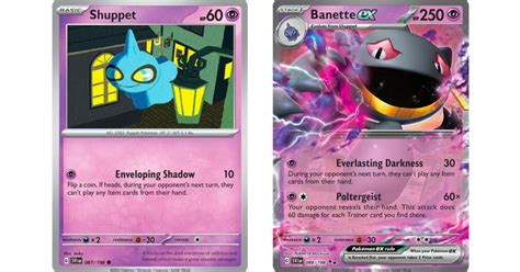 The Cards Of Pok Mon Tcg Scarlet Violet Part Banette Ex