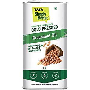 Buy Tata Simply Better Pure Unrefined Cold Pressed Groundnut Oil