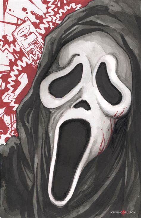 Ghostface Scream by ChrisOzFulton on @DeviantArt | Horror movie art ...