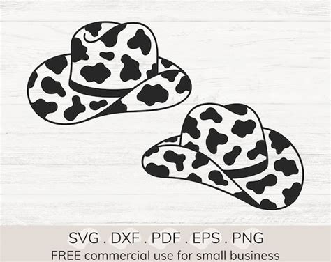 Cow Print Cowboy Hat Svg Lets Go Girls Svg Howdy Svg Etsy Australia