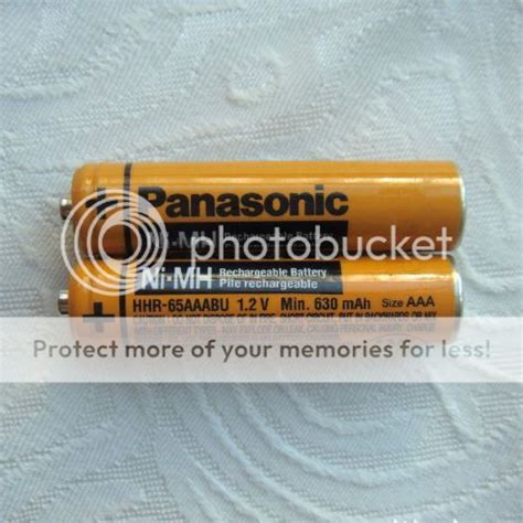 6Pack Original Panasonic AAA HHR 65AAABU 630mAh Ni MH Rechargeable