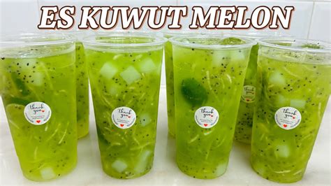 Resep Es Kuwut Melon Super Seger Laris Manis Kalau Dijual Youtube