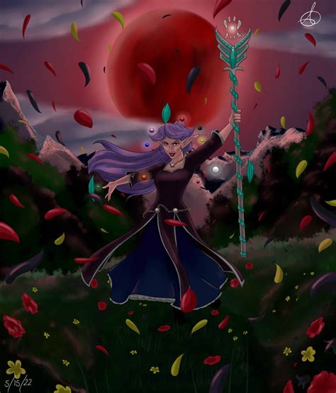 Super Flower Blood Moon by ElectragoobArts on DeviantArt