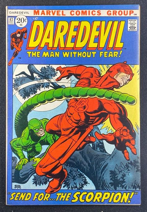 Daredevil 1964 82 Fn Vf 7 0 Gene Colan Gil Kane Scorpion Black Widow Comic Books Modern