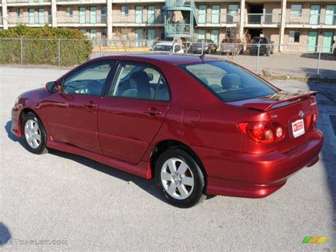 Impulse Red Pearl 2007 Toyota Corolla S Exterior Photo 41359171